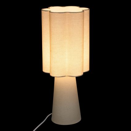 Atmosphera - Bordslampa BLANCA 1xE27/25W/230V krämvit