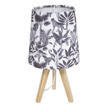 Atmosphera - Bordslampa JUNGLE 1xE14/25W/230V furu