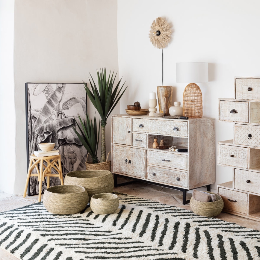 Atmosphera - Bordslampa KARLA 1xE27/25W/230V rotting