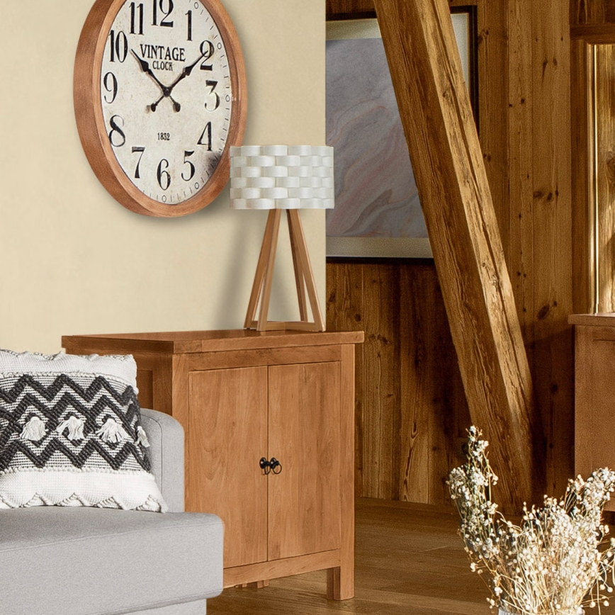 Atmosphera - Bordslampa MOKI 1xE14/40W/230V bambu