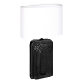 Atmosphera - Bordslampa MONIA 1xE14/60W/230V svart/vit