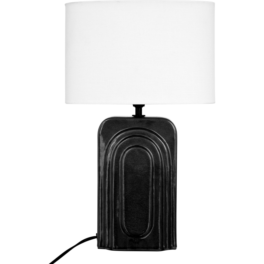 Atmosphera - Bordslampa MONIA 1xE14/60W/230V svart/vit
