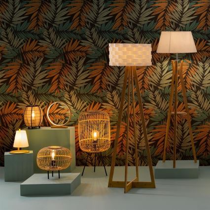 Atmosphera - Bordslampa PITA 1xE14/40W/230V bambu