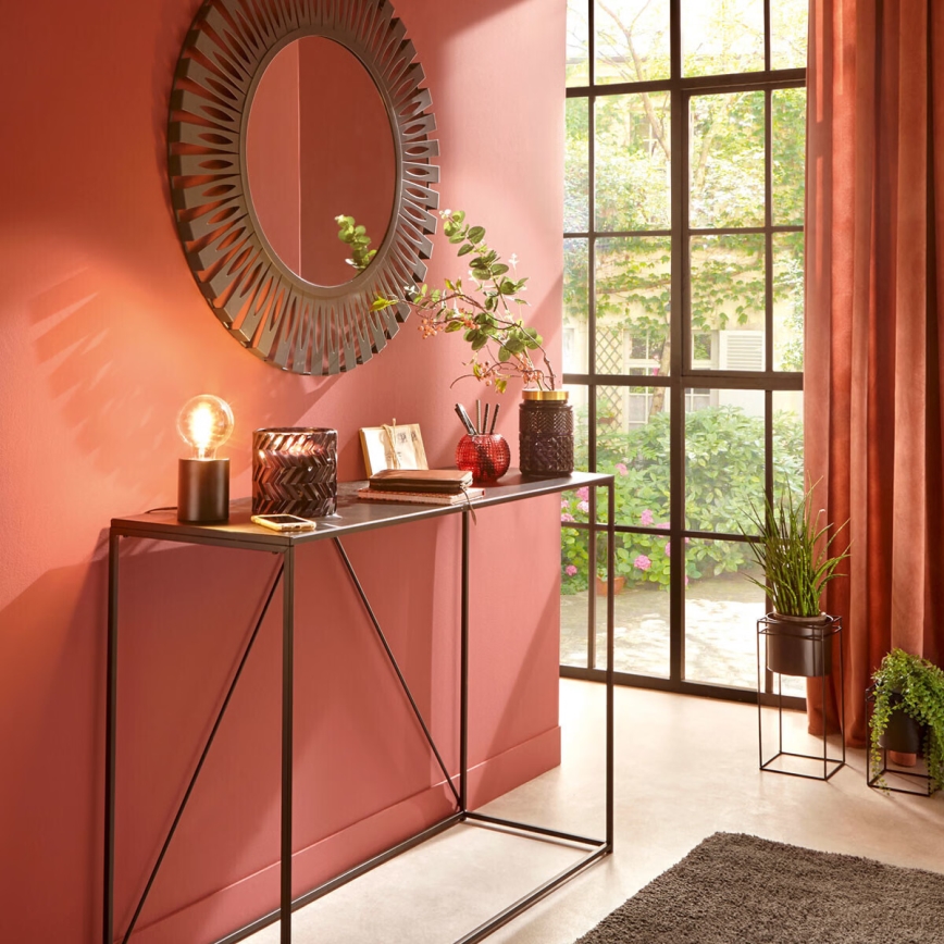 Atmosphera - Bordslampa SABA 1xE27/40W/230V svart