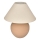 Atmosphera - Bordslampa SEIYA 1xE27/60W/230V brun/beige