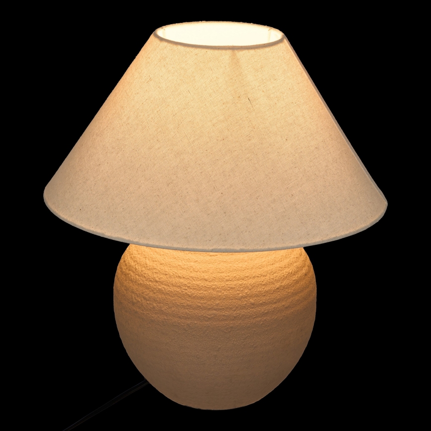 Atmosphera - Bordslampa SEIYA 1xE27/60W/230V brun/beige