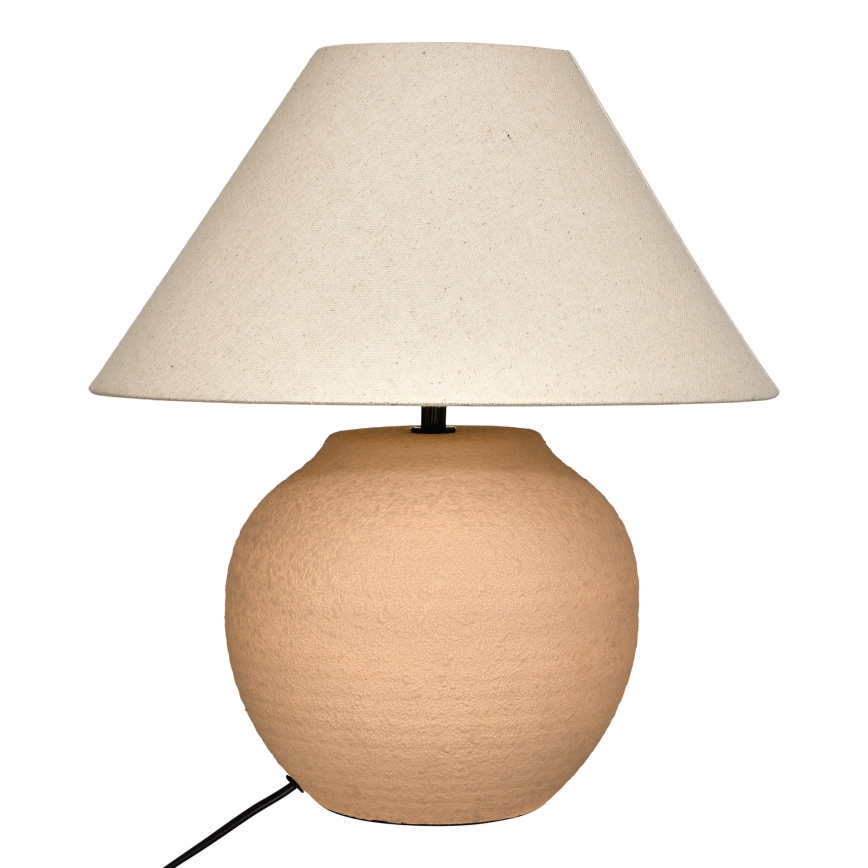 Atmosphera - Bordslampa SEIYA 1xE27/60W/230V brun/beige