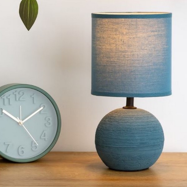 Atmosphera - Bordslampa TIMÉO 1xE14/60W/230V blå