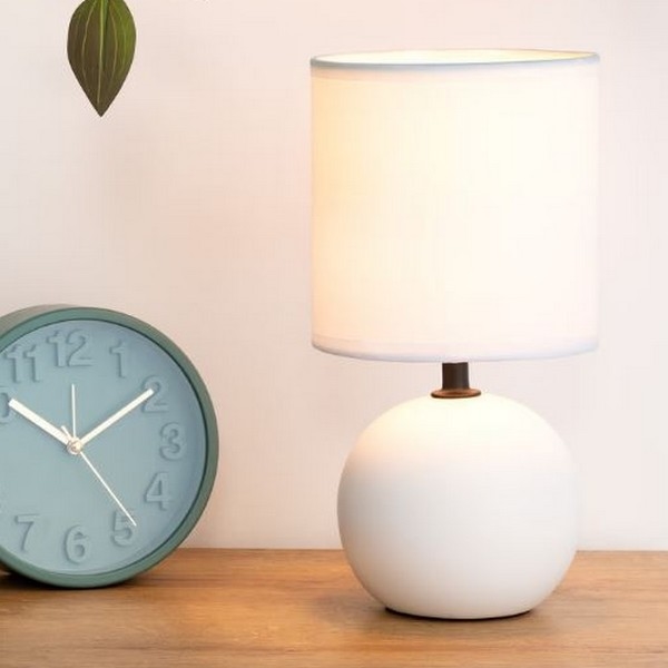 Atmosphera - Bordslampa TIMÉO 1xE14/60W/230V matt vit