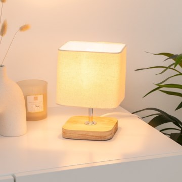 Atmosphera - Bordslampa TOXEY 1xE14/25W/230V tall/beige