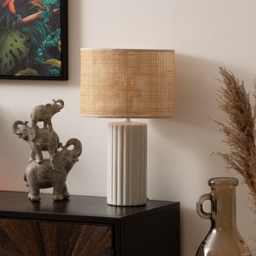 Atmosphera - Bordslampa TYLIA 1xE14/60W/230V rotting