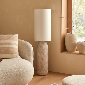 Atmosphera - Golvlampa KEYAH 1xE27/40W/230V 111 cm grå