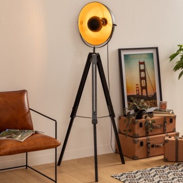 Atmosphera - Golvlampa LAHTI 1xE27/25W/230V paulownia