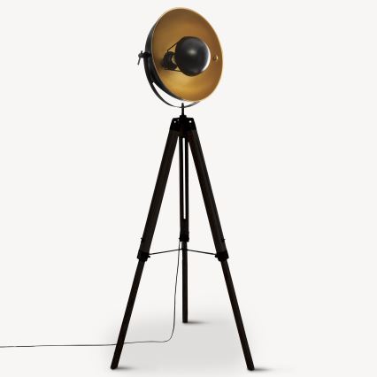 Atmosphera - Golvlampa LAHTI 1xE27/25W/230V paulownia