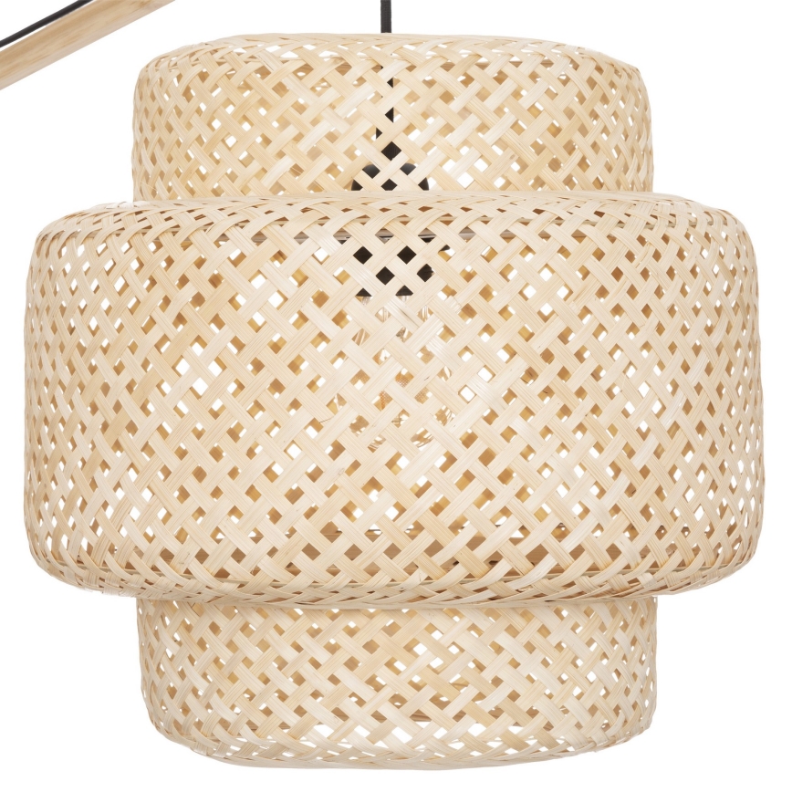 Atmosphera - Golvlampa LIBY 1xE27/40W/230V bambu