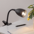 Atmosphera - Lampa med klämma SILY 1xE14/7W/230V svart