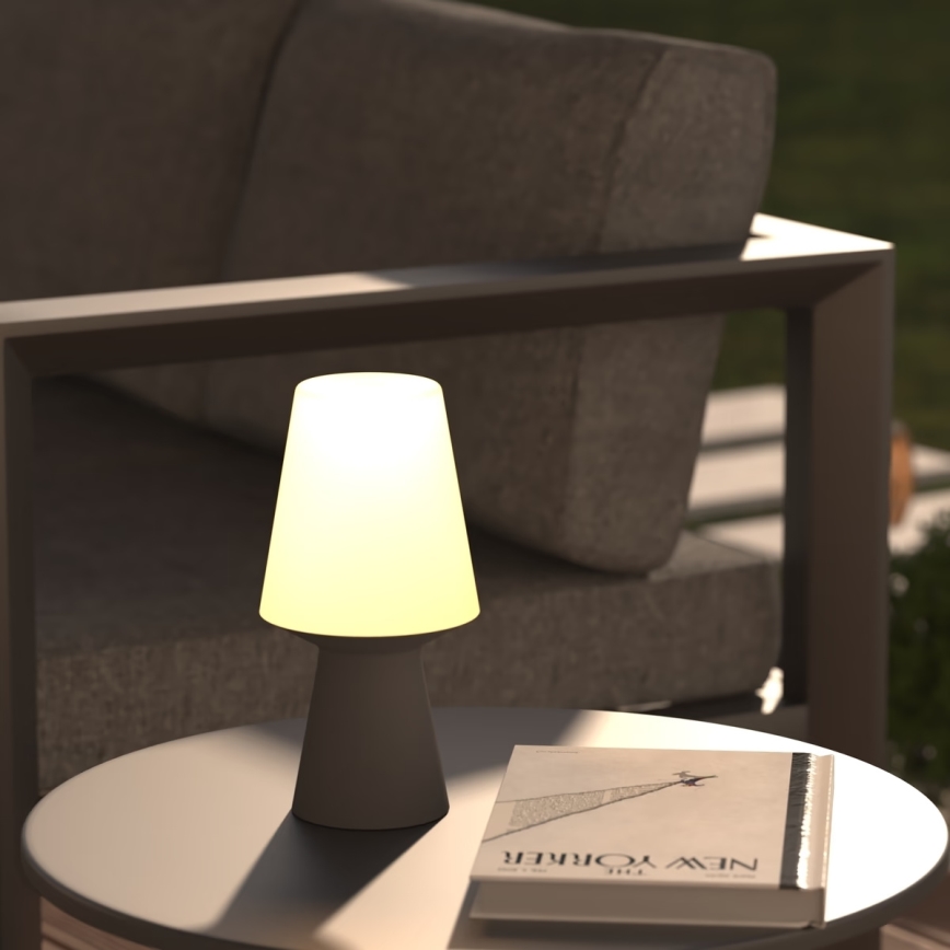 Atmosphera - LED dimbar utomhus bordslampa med touch WIZA LED/5V 2400 mAh 23 cm IP44