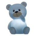 Atmosphera - LED-nattlampa för barn TEDDY LED/3xLR44 blå