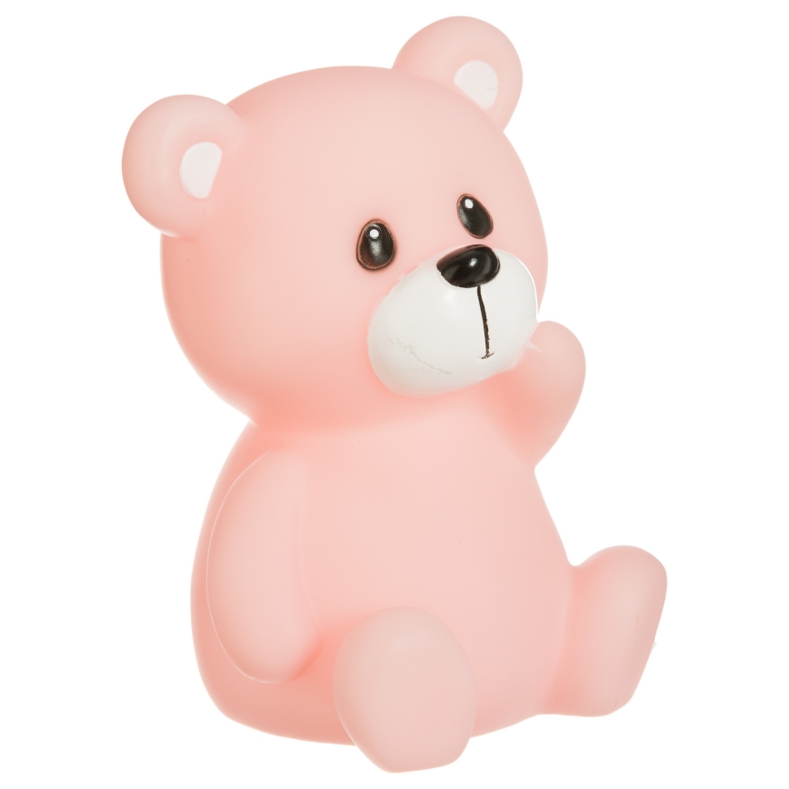 Atmosphera - LED nattlampa för barn TEDDY LED/3xLR44 rosa
