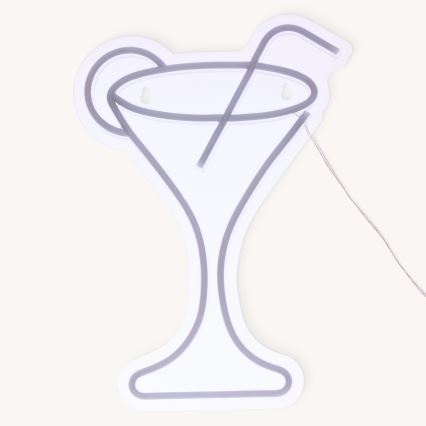 Atmosphera - LED-neon väggdekoration COCTAIL LED/5V