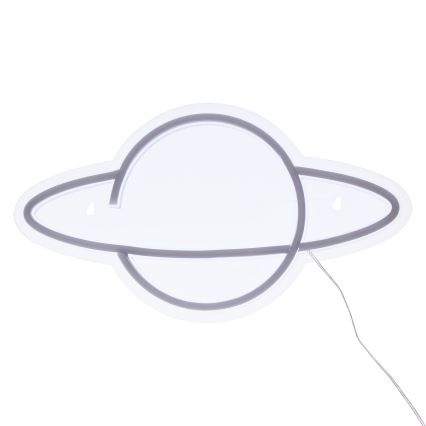 Atmosphera - LED-neon väggdekoration PLANET LED/5V