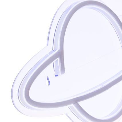 Atmosphera - LED-neon väggdekoration PLANET LED/5V