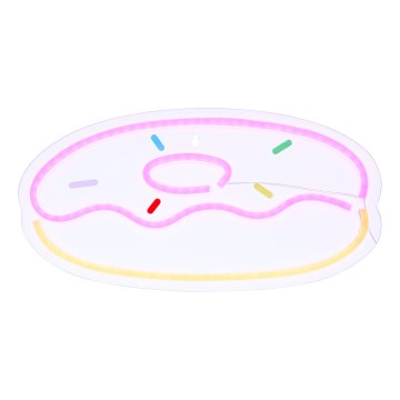 Atmosphera - LED-neonväggdekoration DONUT LED/5V