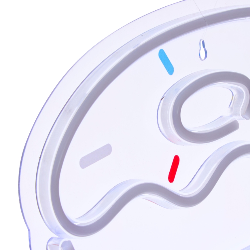 Atmosphera - LED-neonväggdekoration DONUT LED/5V