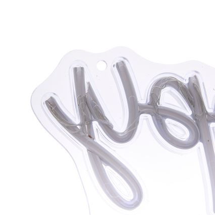 Atmosphera - LED-neonväggdekoration HAPPY BIRTHDAY LED/5V