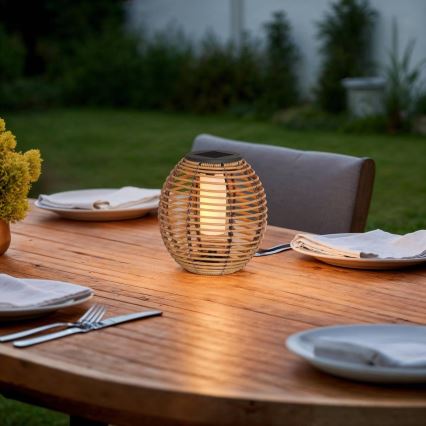 Atmosphera - LED solcellslampa CUBA LED/1,2V 800 mAh IP44