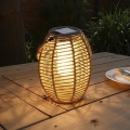 Atmosphera - LED-sollykta GINA LED/1,2V 800 mAh IP44 jute