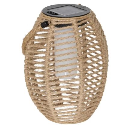 Atmosphera - LED-sollykta GINA LED/1,2V 800 mAh IP44 jute