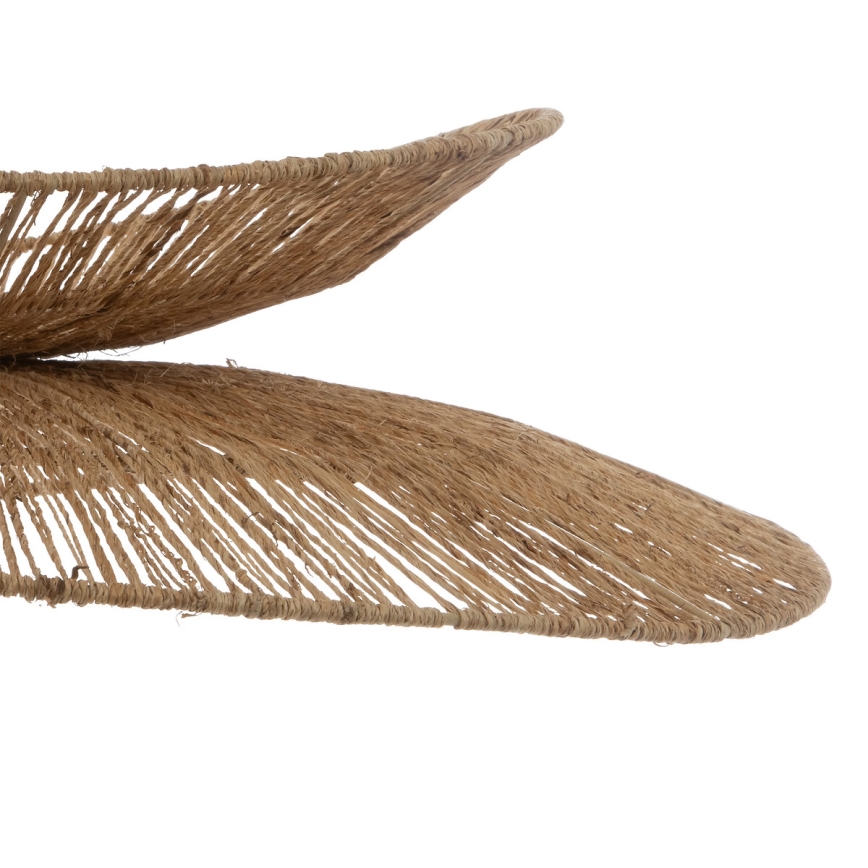 Atmosphera - Ljuskrona med textilsladd ALARA 1xE27/40W/230V jute