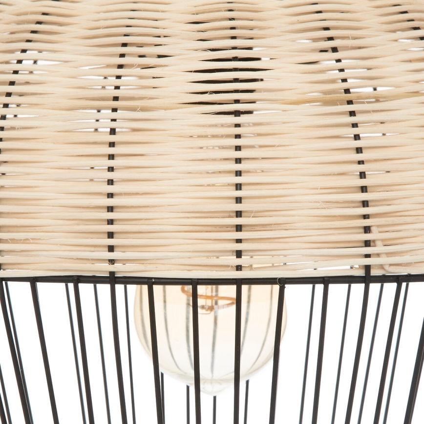 Atmosphera - Ljuskrona med textilsladd ANEA 1xE27/40W/230V rotting