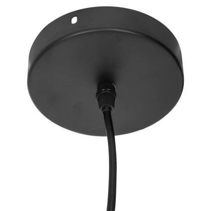 Atmosphera - Ljuskrona med textilsladd JILY 1xE27/40W/230V jute