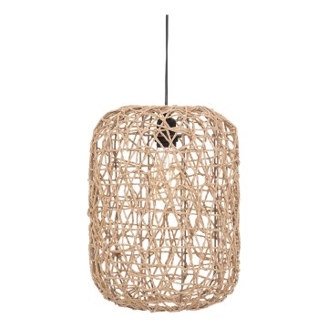 Atmosphera - Ljuskrona med textilsladd RAAHE 1xE27/40W/230V jute