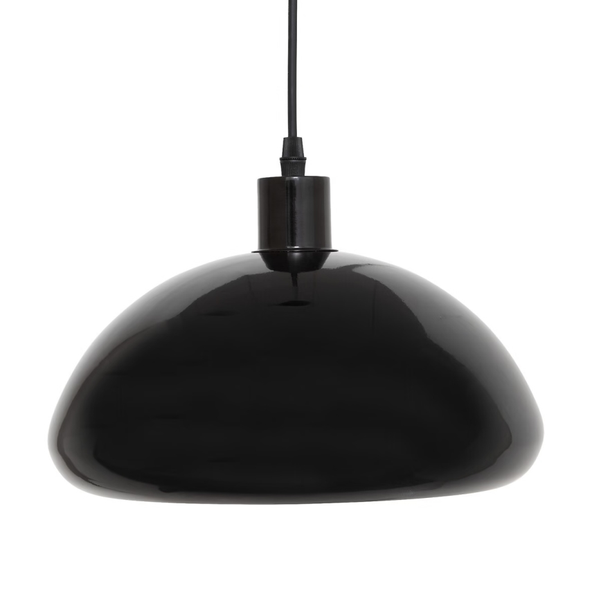 Atmosphera - Ljuskrona med textilsladd SAVIO 1xE27/40W/230V svart