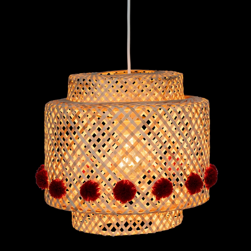 Atmosphera - Pendel LIBY på sladd 1xE27/25W/230V bambu