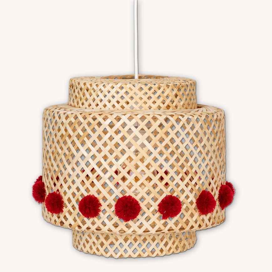 Atmosphera - Pendel LIBY på sladd 1xE27/25W/230V bambu