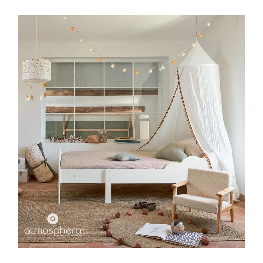 Atmosphera - Taklampa för barn med sladd STARS 1xE27/40W/230V