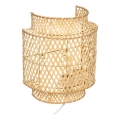 Atmosphera - Vägglampa LIBY 1xE27/40W/230V bambu