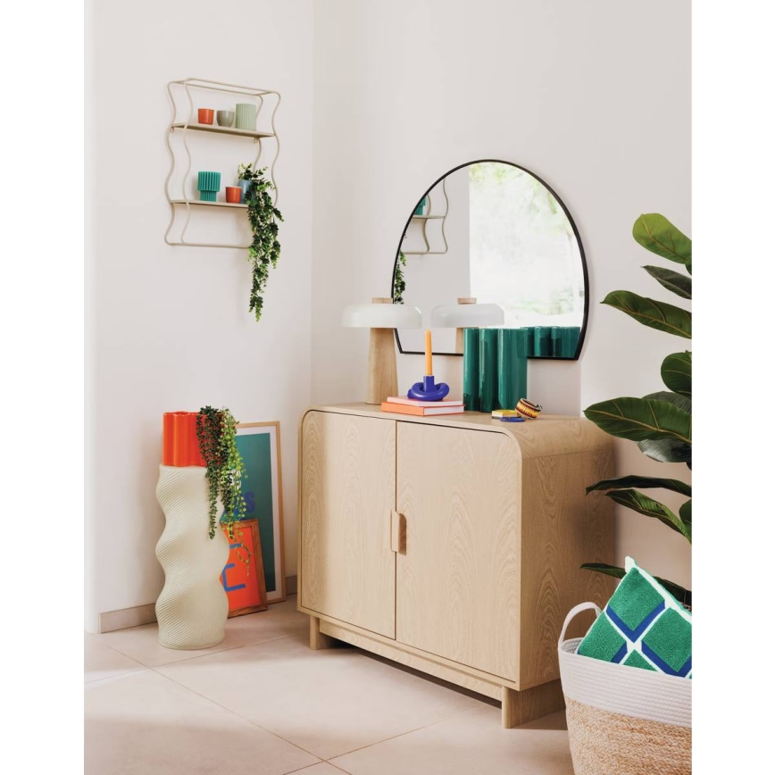 Atmosphera - Väggspegel ALICE 65x90 cm svart