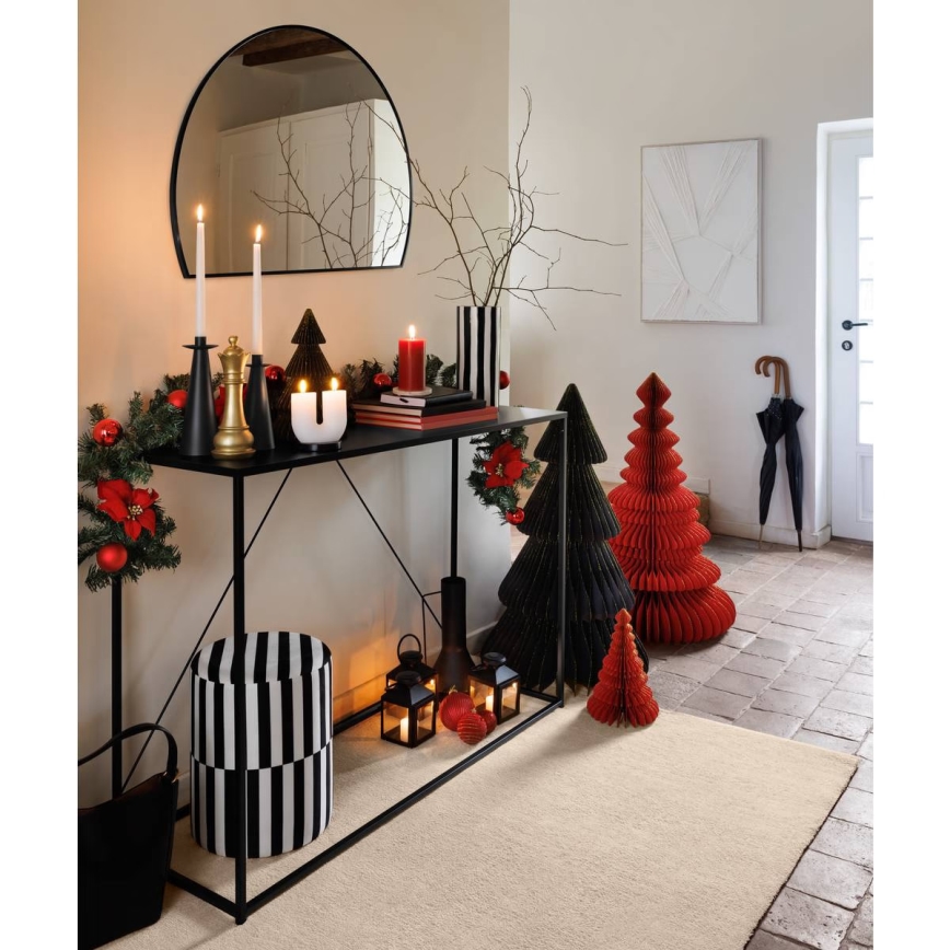 Atmosphera - Väggspegel ALICE 65x90 cm svart