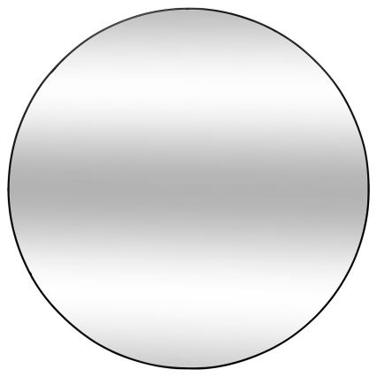 Atmosphera - Väggspegel ALICE diameter 110 cm svart