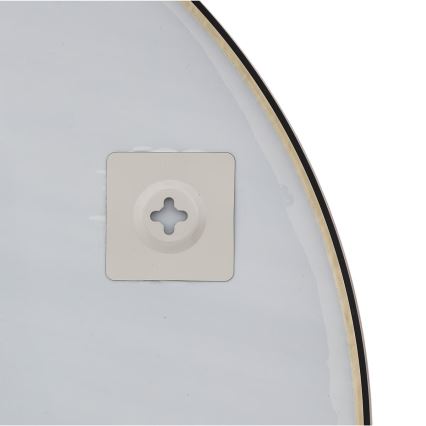 Atmosphera - Väggspegel ALICE Ø 70 cm svart