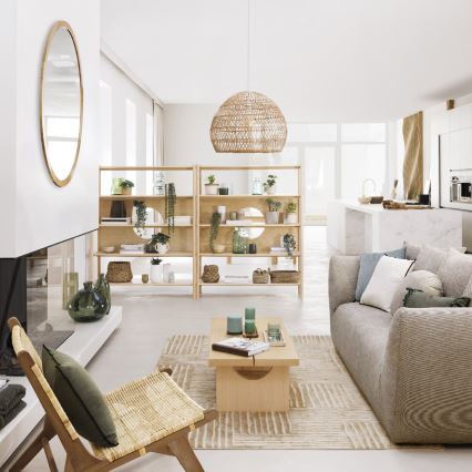 Atmosphera - Väggspegel ANGELO diameter 110 cm tall