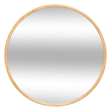 Atmosphera - Väggspegel KIM diameter 75 cm gummiträd
