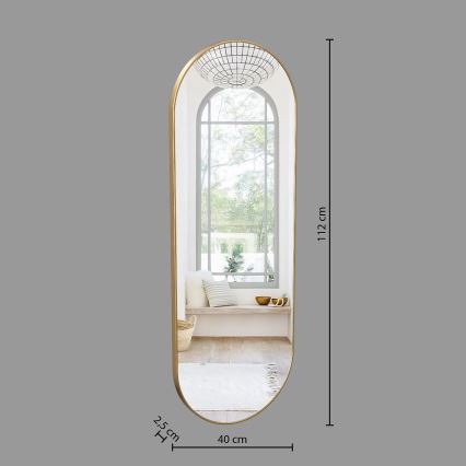 Atmosphera - Väggspegel SELENA 112x40 cm guld