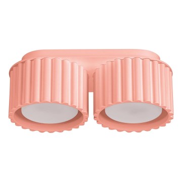 AURA spotlampa 2xGX53/10W/230V rosa