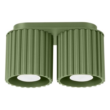 AURA spotlight 2x GU10/10W/230V, grön